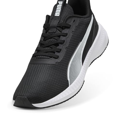PUMA Unisex Flyer LITE 3 buty do biegania szosowego, czarno-białe, 37 EU, Czarna puma, biała puma, 40 EU