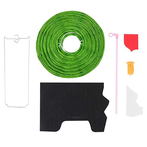 STOBOK Lanterna de Papel Do Dia Das Bruxas 21X21cm 4 Pcs de Papel Crianças Lanterna de Aranha Diy La