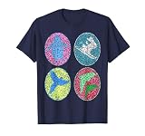 Pingüino, Conejo, Loro, Delfín, Sombra figura Camiseta