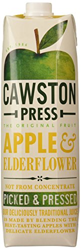 Cawston Press Apple and Elder Flower Juice , 1l (Pack of 6)