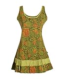 TRAGEKOMFORT: Der weiche, dehnbare Shirt-Stoff und der Ausschnitt am Rücken sorgen dafür, dass sich das Hippiekleid auch an sehr heißen Tagen angenehm anfühlt.