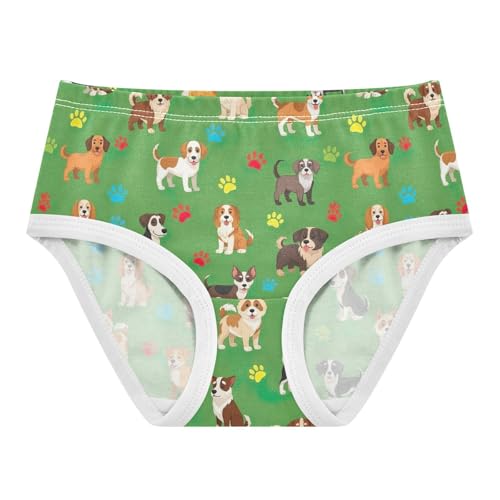 Durable Toddler Girls Underwear 2t Cotton Cute Panties Girl Colorful Cute Dogs Animal Kids Undies Briefs