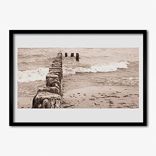 Photo d'architecture de mer Tulup 70x50 cm pour illuminer un salon sombre