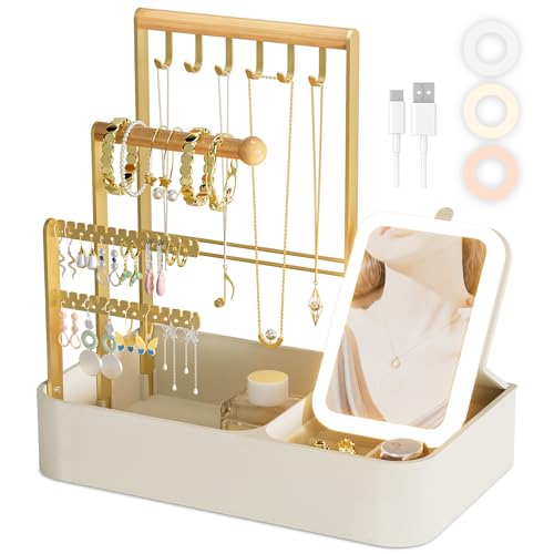 Jewelry Stand With Mirror