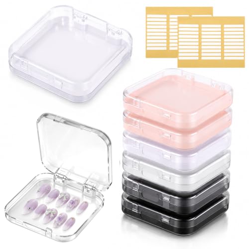 8 PCS Press on Nail Case Acrylic Nail Packaging for Press ons