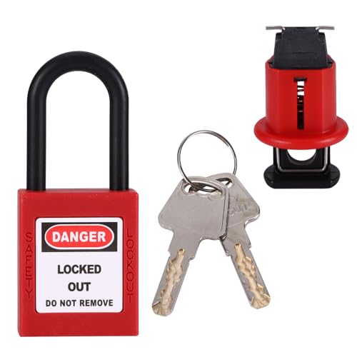 ALLOMN Interruptor de seguridad en miniatura cerradura de seguridad de aire bloqueo de eléctrico