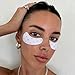 + Lux Unfiltered Cooling Under Eye Patches - Anti-Slip Caffeine Infused Korean Eye Mask - Reduces Puffiness, Brightens, & Hydrates Skin - Fragrance Free, Vegan, & Cruelty Free - 10 Count