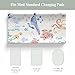 Colorful Ocean Animals Changing Pad Covers for Baby Girls Boys Whale Turtle Jellyfish Sea Horse Corals Fitted Changing Table Cover Mats Marine Life Soft Diaper Changing Table Sheets 32''×16''