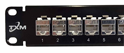 JPM814A EQUIVALENT CAT6 24-PORT PATCH PANEL 1 RU 19