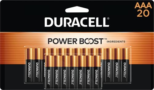 Image of Duracell Coppertop AAA Batteries with Power Boost Ingredients, Triple A Batteries for Household and Office Devices, Alkaline AAA Battery, Pack of 12