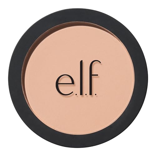 e.l.f. Primer-Infused Blush, Long Lasting & Budge-Free Makeup, Lightweight Feel & Medium Coverage, Always Cheeky