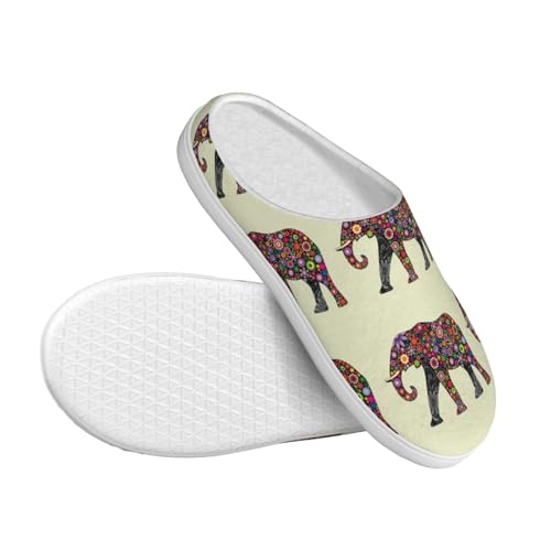 Chaussons chauds antidérapants motif éléphant, le cadeau idéal - 3