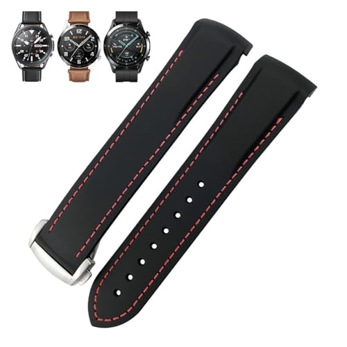 Bracelet montre en caoutchouc de qualité supérieure pour Speedmaster et AT150