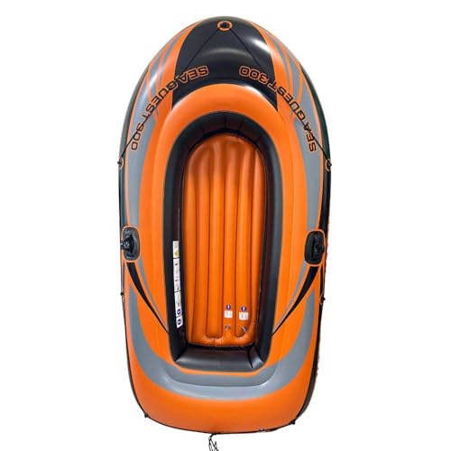 Bote Inflável Com Remos Importway 235cm IWBI235 Laranja
