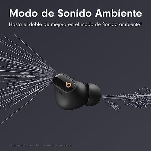 Miniatura 3 de Beats Studio Buds 2023 : Auriculares Totalmente Inalámbricos Con Cancelación De Ruido, Mejor Compatibilidad Con Apple Y Android, Micrófono Integrado, Bluetooth, Resistencia Al Sudor - Negro Oro