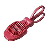 Tagliauova in acciaio, multifunzione, design a forbice per banane, cetrioli, salsicce, utensili da cucina per insalate, prodotti da forno