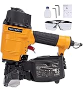 BHTOP CN55N Pneumatic Nail Gun,15 Degree Professional Coil Nailer, 1-1/4 Inch to 2-1/4 inch Sidin...