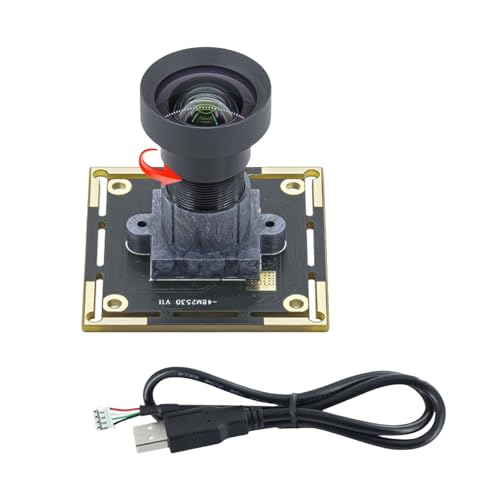 Webcam d'ordinateur 48 MP IMX586 à mise au point manuelle et double angle de vue
