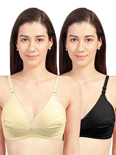 Image of SONARI Pinky Women's Regular Non Padded Bra Pack of 2