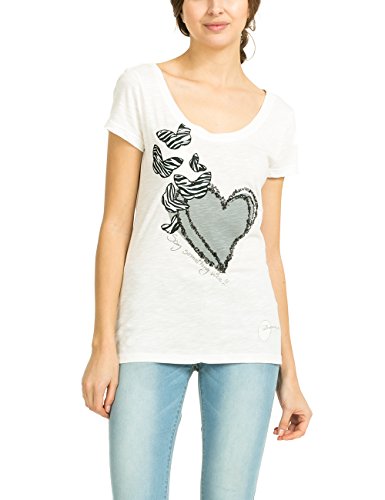 Desigual Gris Rep T-Shirt Donna