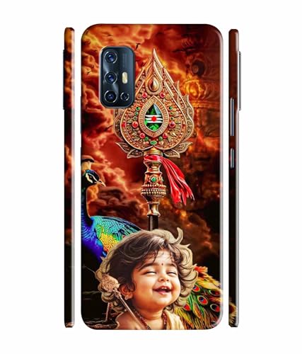Image of Lord Murugan God Kartikeya Printed Hard Back Case Cover & Compatible for Vivo V17 (Multicolor) - D1804
