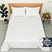 Cottinton Lane 4 Piece RV King 72 x 80 Size Sheet Set, Premium 100% Cotton Bed Sheets Sets, 16 Inch Deep Pocket with Elastic All Around, Soft & Luxurious Hotel Quality Sheets, White Solid
