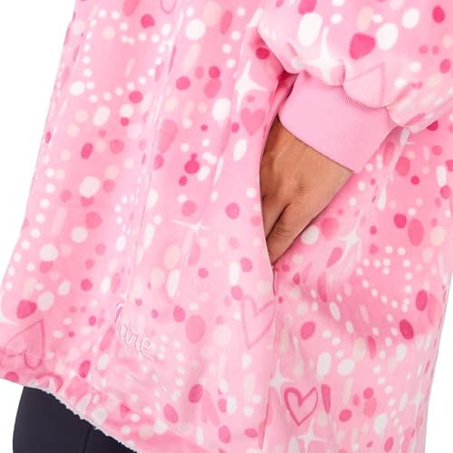 Image of Bare Home Wearable Blanket Hoodie - Soft Plush Sherpa - Warm and Cozy - Oversized Wearable Blanket