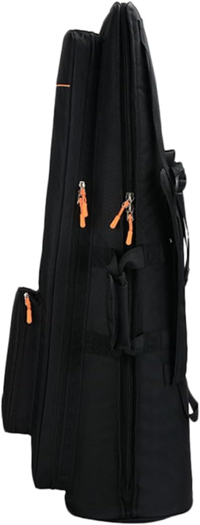 Toyvian Waterproof Oxford Cloth Trombone Bag Adjustable Shoulder Backpack Musical Instrument Storage Holder for Tenor and Alto Trombone