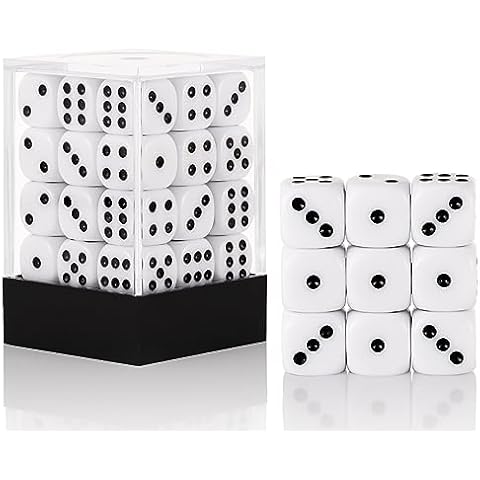 36 Pack 12MM 6 Sided Dice Set Cover