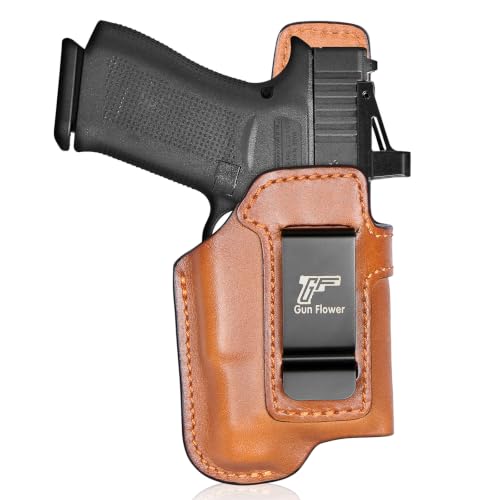 IWB Leather Holster for Glock 43X w-TLR-7X Sub, TLR-7 HL-X Sub & TLR-7 Sub