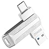 USB Stick 256GB, 2 in 1 USB C Stick USB 3.0, Wasserdichter OTG USB-C Speicherstick mit Dual-Anschluss (Typ-A & Typ-C), External USB-Flash-Laufwerk für Mac PC, Laptop Datenspeicherung