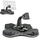 Garmin Nuvi 1100 1200 1250 1260 1260t 1300 1350 1350t 1370 1370t 1390 1390t GPS Portable Dashboard Friction Mount Kit by ChargerCity w/OEM Micro SD USB Card Reader, Bracket Cradle & Beanbag Dash Mount (Compare to 010-10908-02 / 010-10908-00)