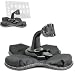 Garmin Nuvi 1100 1200 1250 1260 1260t 1300 1350 1350t 1370 1370t 1390 1390t GPS Portable Dashboard Friction Mount Kit by ChargerCity w/OEM Micro SD USB Card Reader, Bracket Cradle & Beanbag Dash Mount (Compare to 010-10908-02 / 010-10908-00)