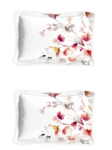 Image of DDECOR - Crystal 100% Cotton Double Bedsheet with 2 Pillow Covers, King Size, White
