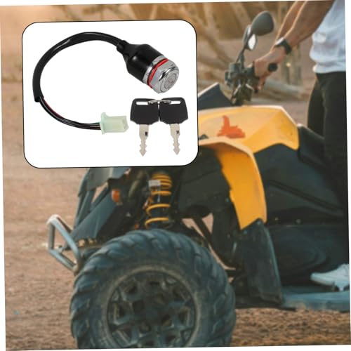 Interruptor de encendido recambio conmutador de arranque moto scooter quad 4