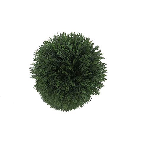 Vickerman Everyday 4' Artificial Potted Cedar Triple Ball Boxwood Topiary - Lifelike Home Or Office Decor - Premium Faux Potted Tree - Maintenance Free Plant #TOP1