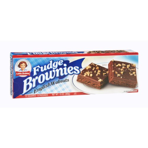 Little Debbie Fudge Brownies with English Walnuts Grocery