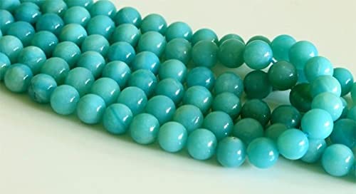 Perles amazonite verte bleue naturelles 4mm LKBEADS