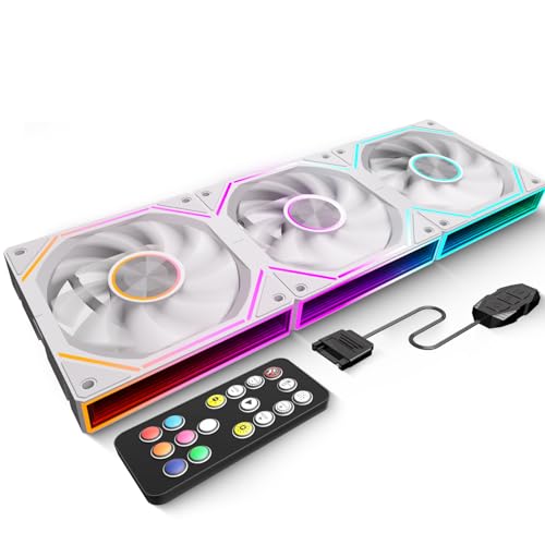 Ventiladores ARGB de 120 mm FB120 para solucionar el calentamiento del ordenador con PWM