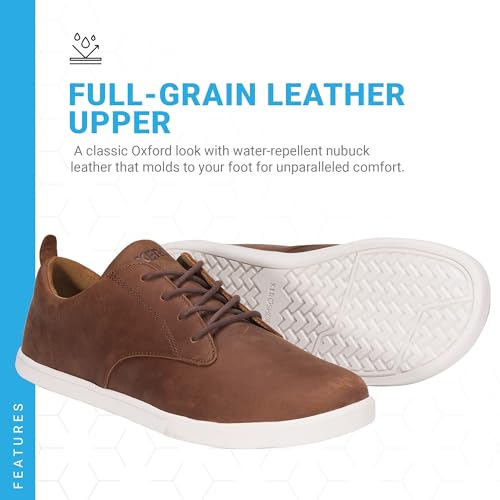 Image of Xero Shoes Men's Glenn Leather Barefoot Dress Casual Shoes
