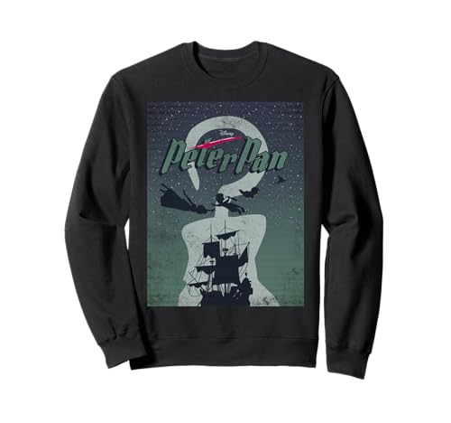 Sweat Peter Pan Disney Hook silhouette design graphique imprimé minimaliste