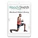 Yoga Stick Stretching, Flexibility and Strength I Bamboo Mobility Stretching Stick 5ft | Resistance Loop Exercise Bands Set of 5 | Workout Guide I Video Library | HappyStretch