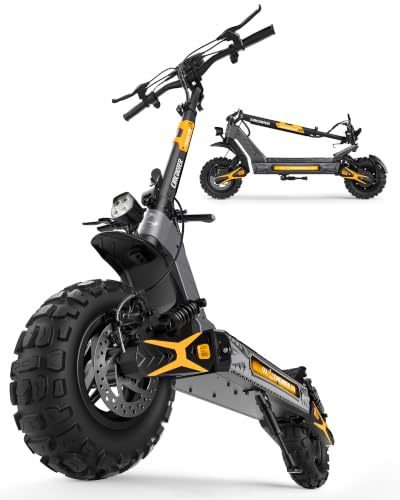 Circooter Electric Scooter (Yellow) - 1200W Motor, 32 MPH Top Speed, 49 Mile Range