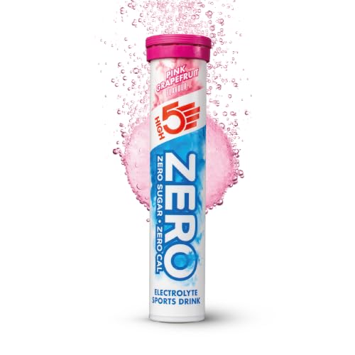 HIGH5 ZERO Electrolyte Tablets for Hydration, Pink Grapefruit, 20 Tablets