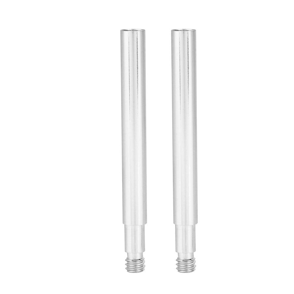 WGFOIP Aluminum Alloy Valve Extender, Valve Extender Inner Tyre Valves Extension Lengthen Valve for Road bikes (Silver)