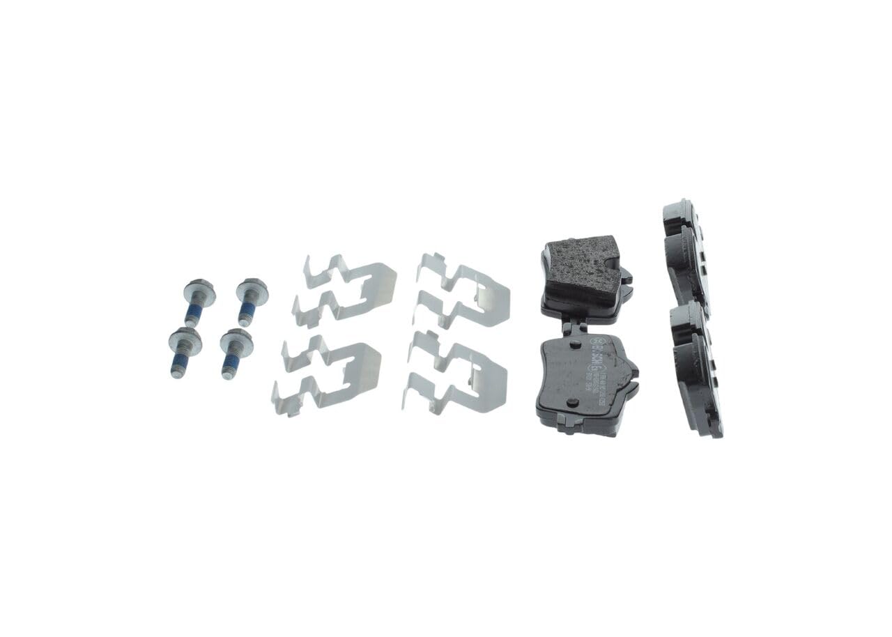 Bosch BP2844 Pastillas de freno - Eje trasero - certificación ECE-R90 - 1 juego de 4 pastillas