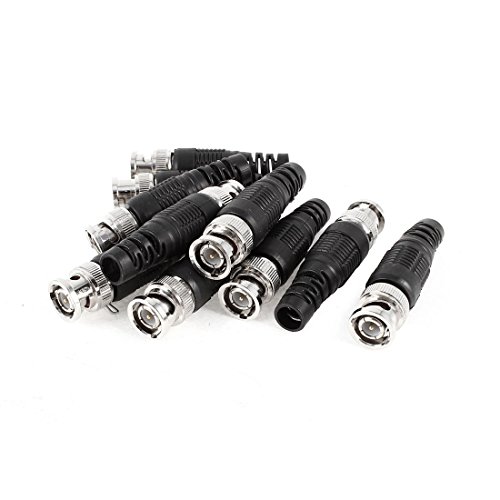 Conector BNC macho anti tirones con acabado plateado antioxidante de alta conductividad