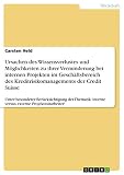 Ursachen des Wissensverlustes und Möglichkeiten zu ihrer Verminderung bei internen Projekten im Geschäftsbereich des Kreditrisikomanagements der ... 'interne versus externe Projektmitarbeiter'