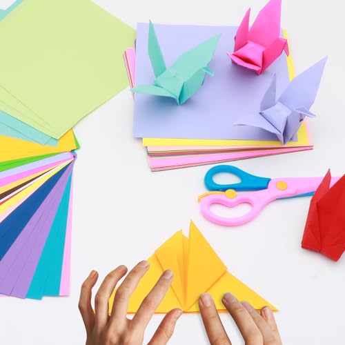 Salzesfalls Origami Paper 300 Sheets,20 Colors 6 Inch Square Colored Paper For Crafts,Double Sided Origami Folding Paper For Arts And Diy Projects,15X15Cm thumb #6
