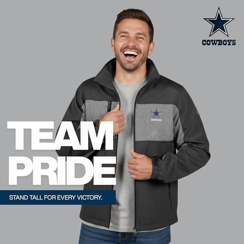 Image of dunbrooke Men's Navy Tennessee Titans Zephyr Softshell Full-Zip Jacket